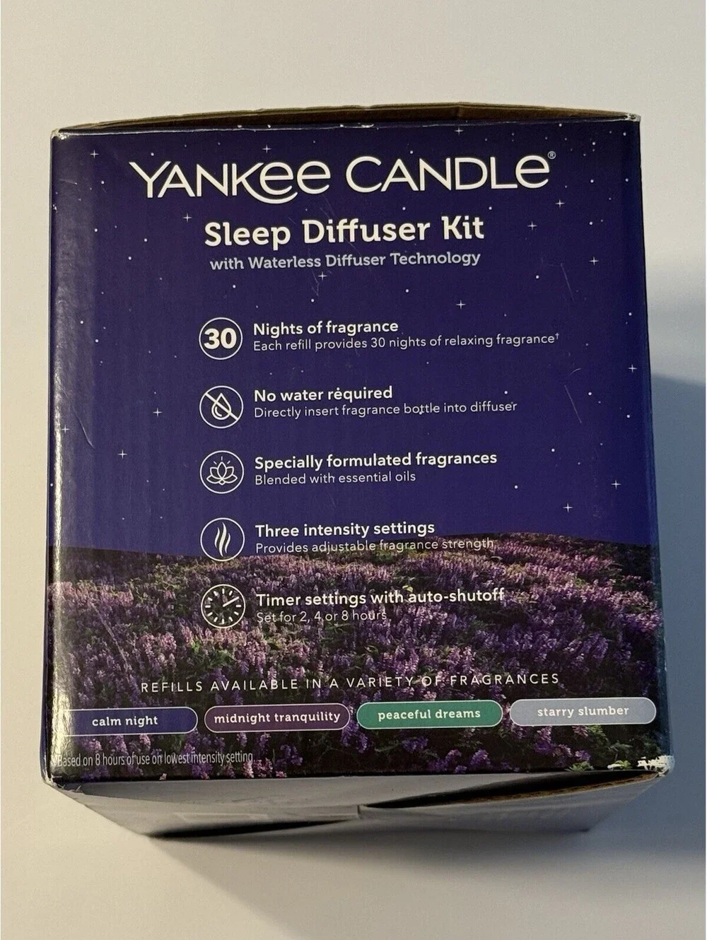 Yankee Candle Sleep Diffuser Kit Waterless Technology Lavender 0.47 fl oz